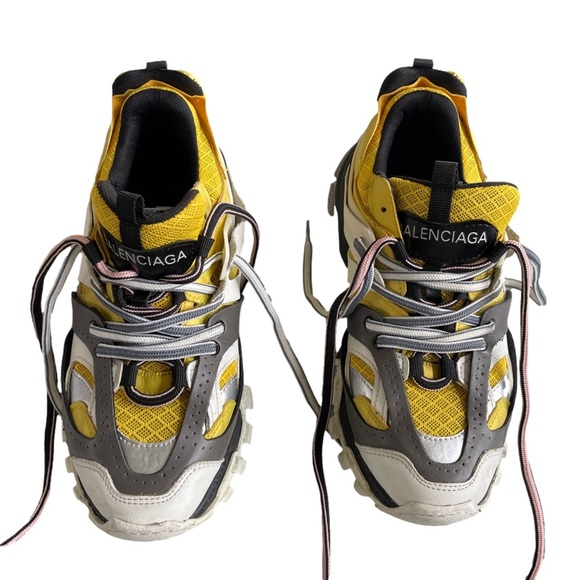 Balenciaga Shoes - Balenciaga Yellow Track Sneakers Size 36